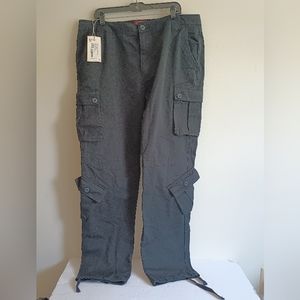 Men’s Matchstick Black Cargo Pants Size 4XL/40 New With Tags